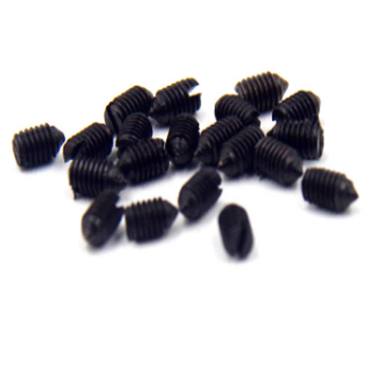 Hochwertige schwarze DIN553 geschlitzte Kegelspitzen-Einstellschraube