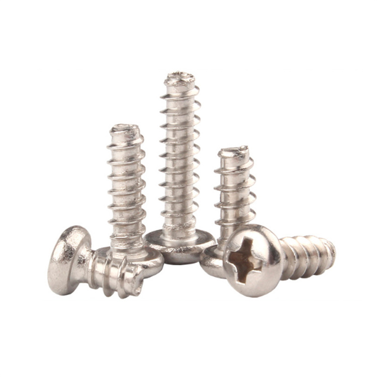 Edelstahl-Mikroschrauben mit Linsenkopf M1,6 für Kunststoff