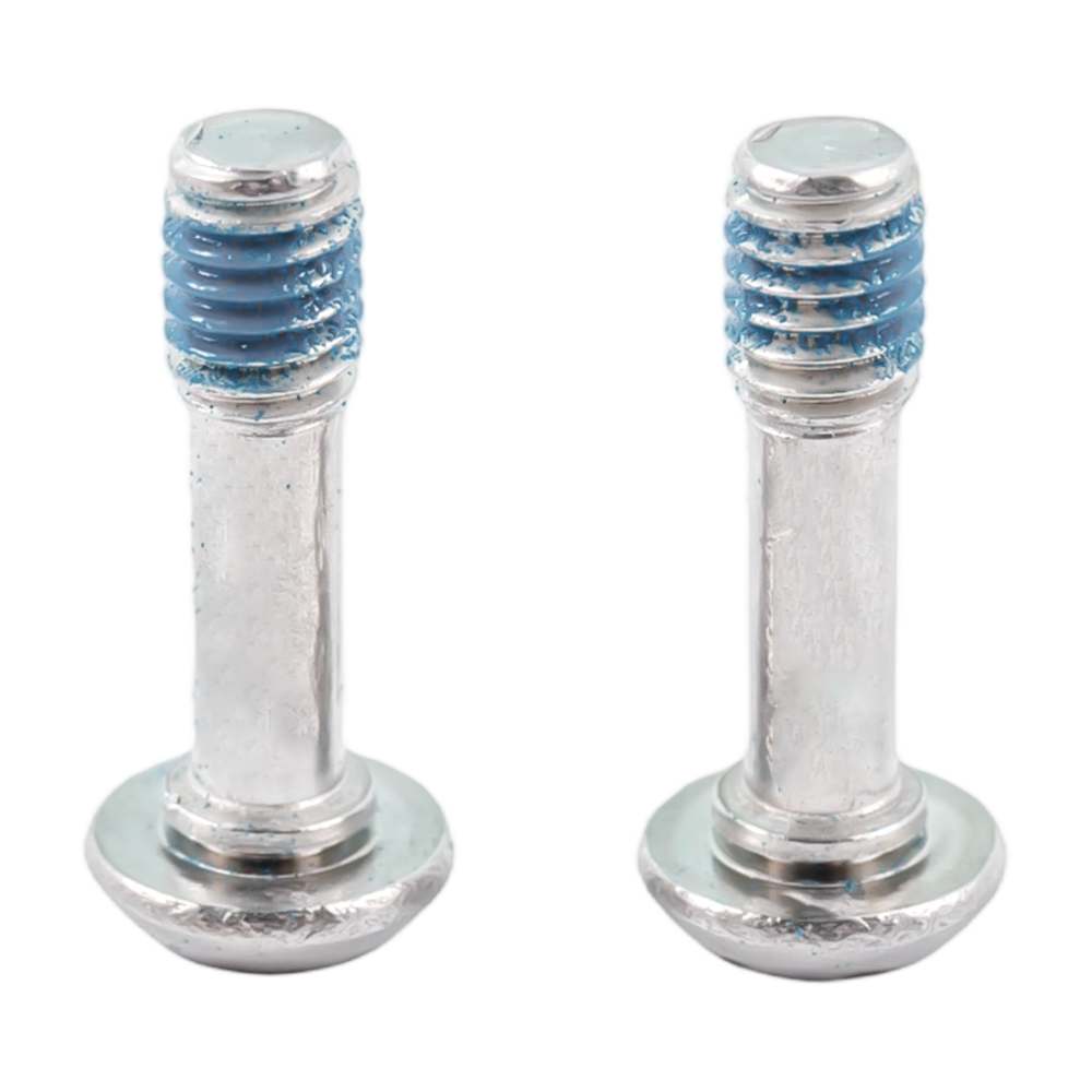 Edelstahl-Halbrundkopfteil mit Gewinde und Anti-Locker-Schrauben Edelstahl-Halbrundkopfteil mit Gewinde und Anti-Locker-Schrauben