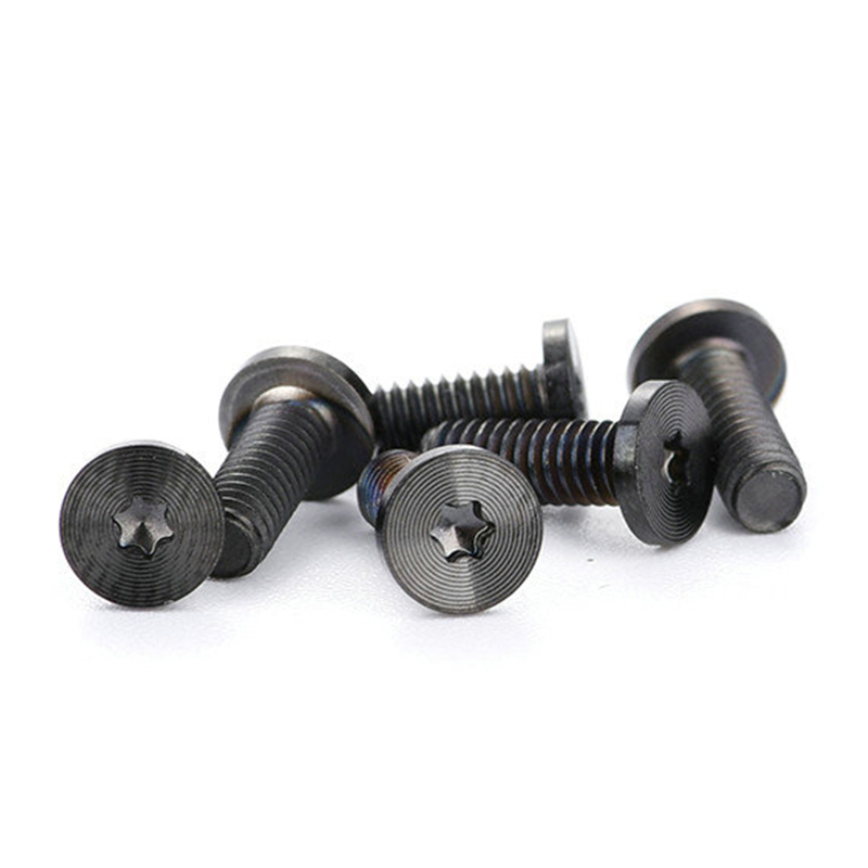 Glänzend schwarze, dünne Flachkopf-Torx-Schraube mit satiniertem Finish für Huawei Glänzend schwarze, dünne Flachkopf-Torx-Schraube mit satiniertem Finish für Huawei