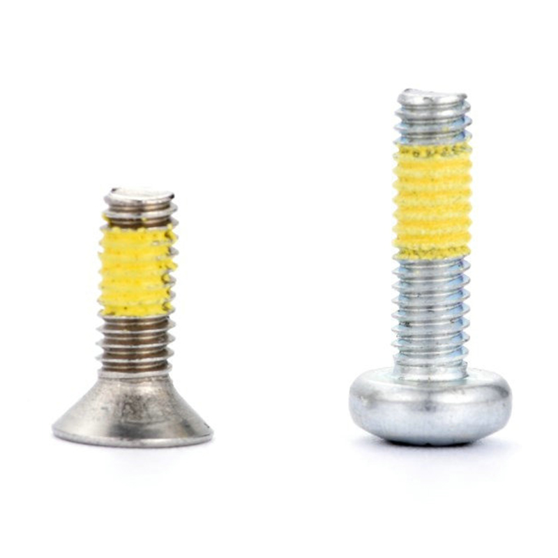 Linsenkopf-Torx(Sechskant)-Maschinenschraube mit Gewindesicherung Linsenkopf-Torx(Sechskant)-Maschinenschraube mit Gewindesicherung