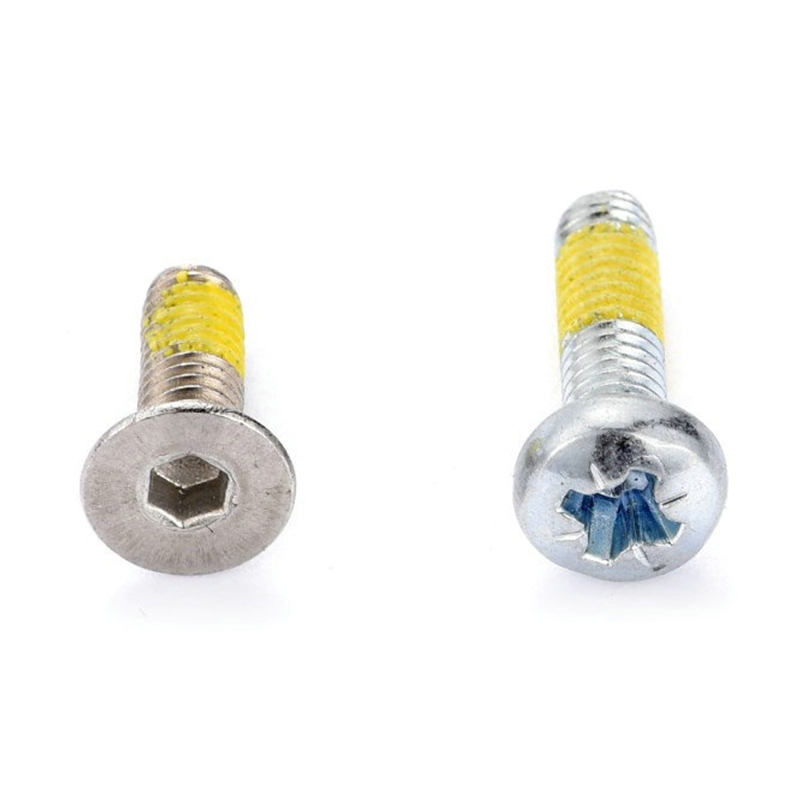 Linsenkopf-Torx(Sechskant)-Maschinenschraube mit Gewindesicherung Linsenkopf-Torx(Sechskant)-Maschinenschraube mit Gewindesicherung