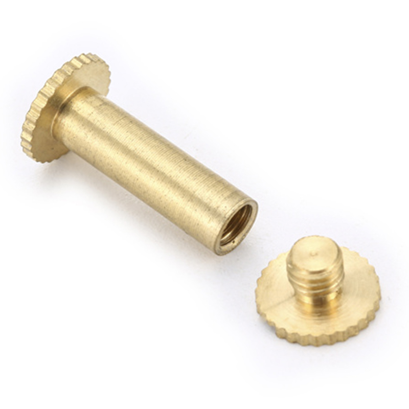 4 mm Mikro-Bindeschraube mit Rändelkopf im neuen Design für Menüs