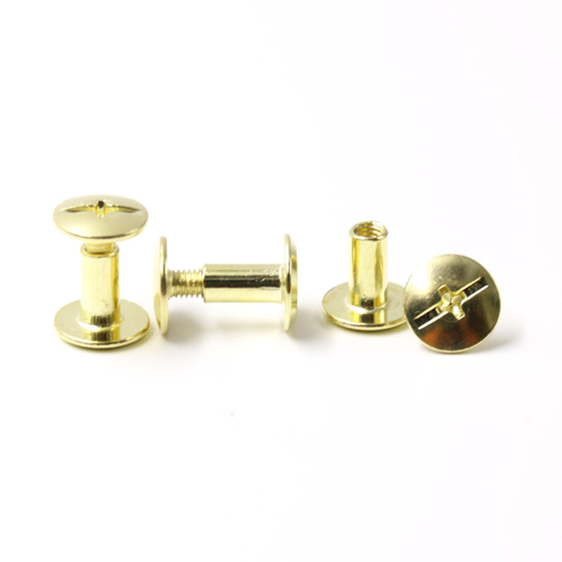 Goldene 8-mm-Chicago-Flachkopfschraube aus Kohlenstoffstahl für das Menü Goldene 8-mm-Chicago-Flachkopfschraube aus Kohlenstoffstahl für das Menü