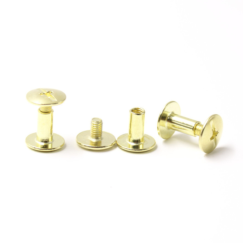 Goldene 8-mm-Chicago-Flachkopfschraube aus Kohlenstoffstahl für das Menü Goldene 8-mm-Chicago-Flachkopfschraube aus Kohlenstoffstahl für das Menü