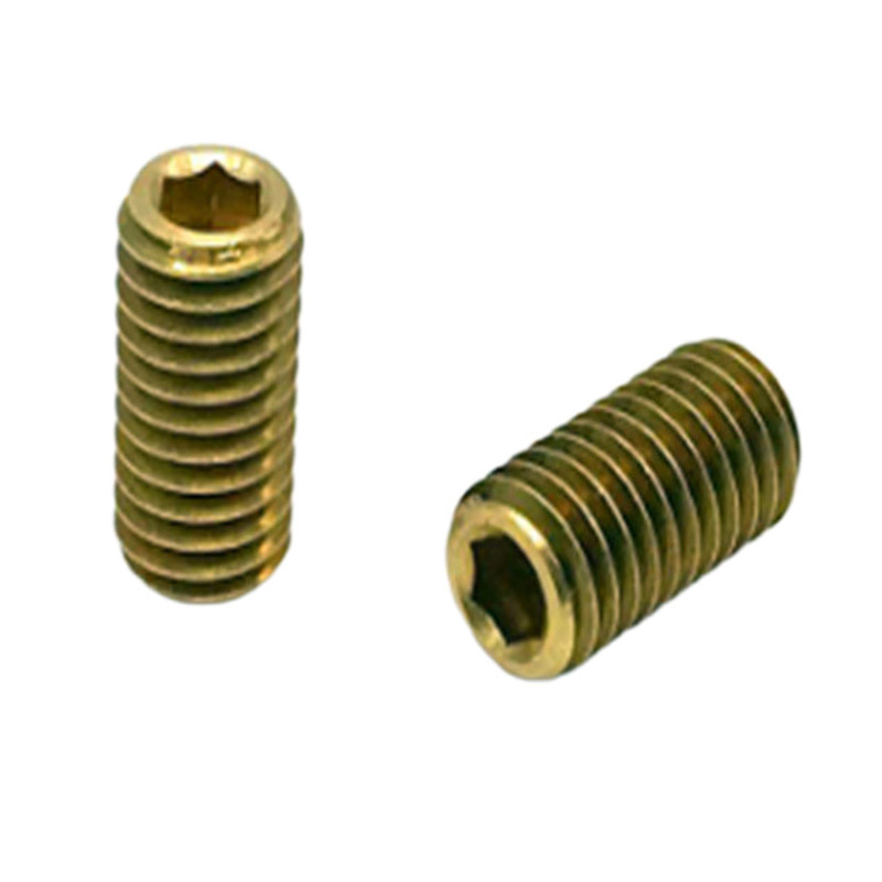DIN 944 Standard-Messingschraube mit metrischem Gewinde und kleinem Gewindestift